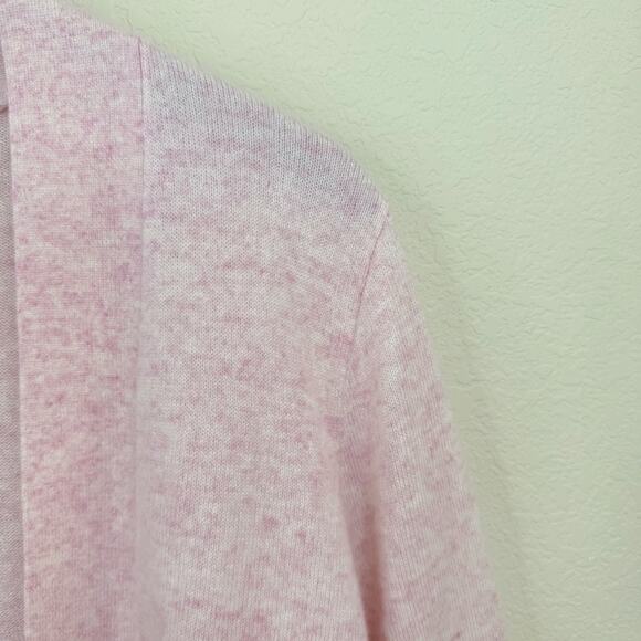 J.CREW Factory 100% Cashmere Soft Pink Open Cardigan Women’s Size S - Picture 7 of 14